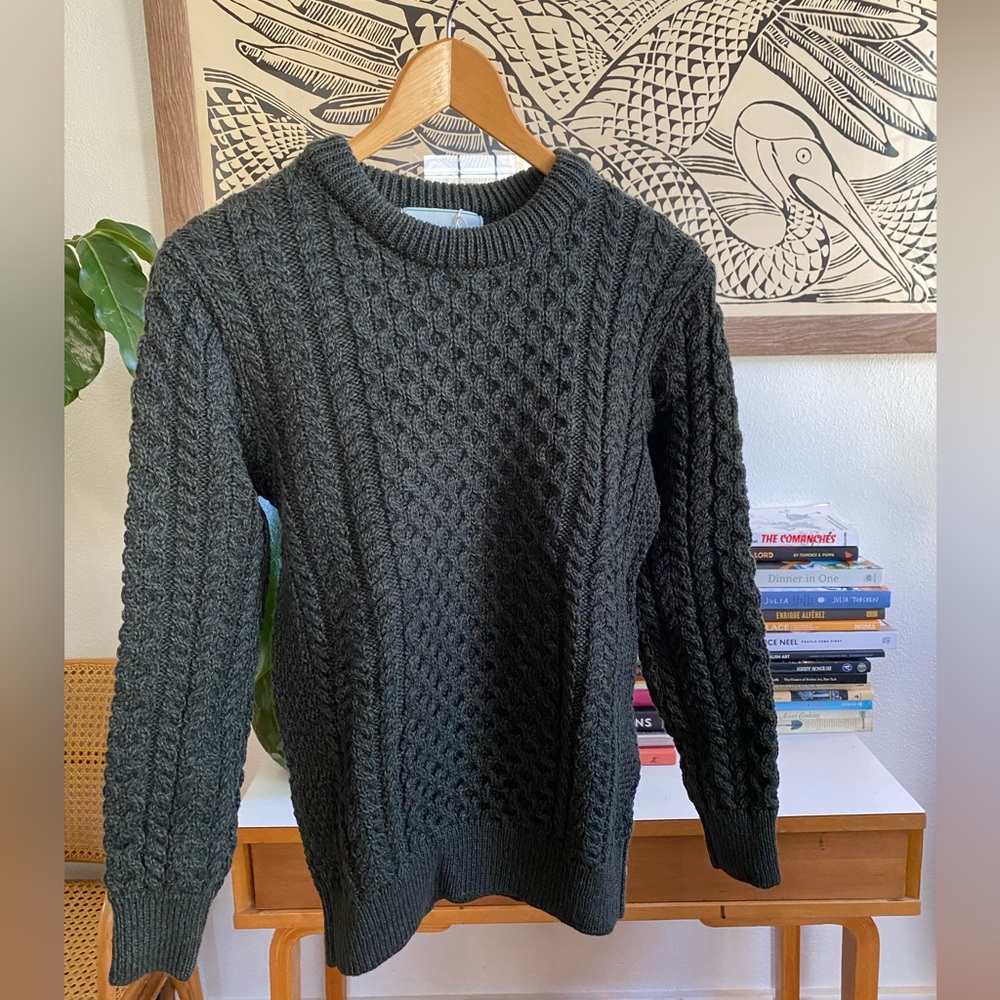 Original Aran Co. Irish fisherman sweater, XS